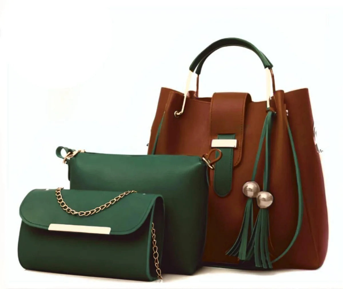 Luxurious 3-Piece Handbag Set