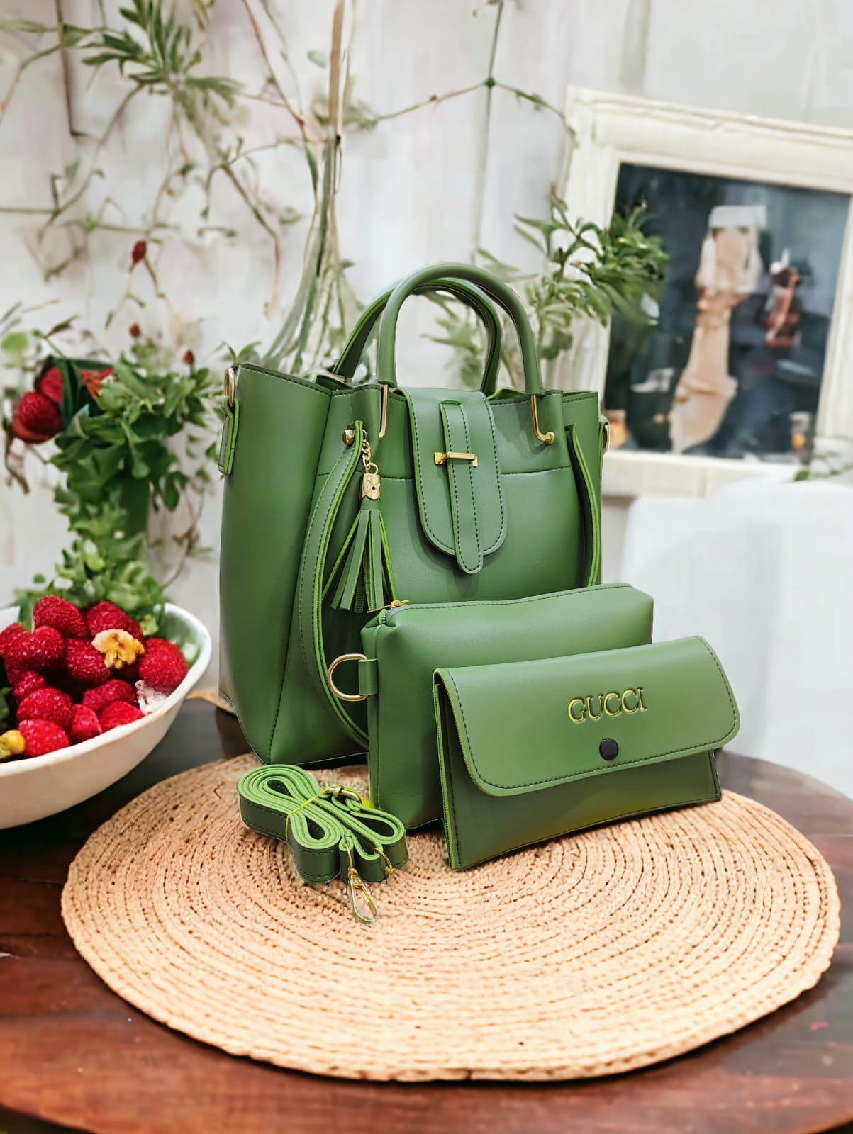 3 PC Woman handbag