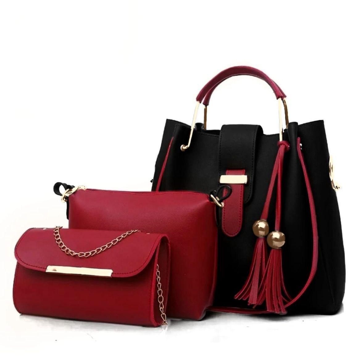 Luxurious 3-Piece Handbag Set