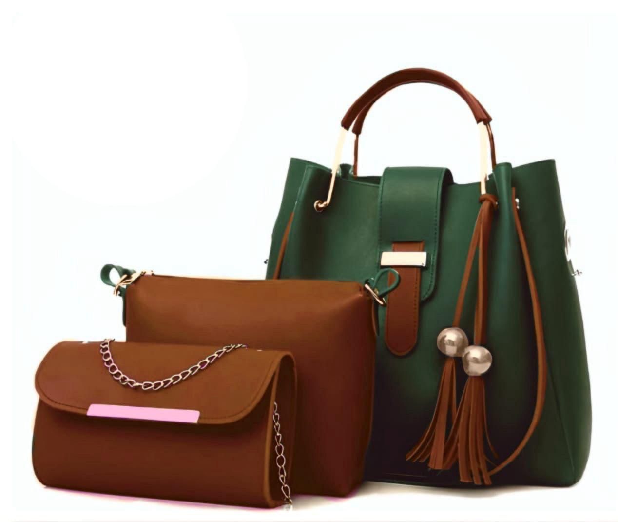 Luxurious 3-Piece Handbag Set