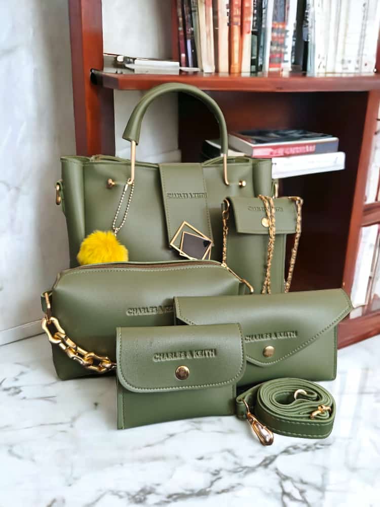 Premium Quality Charles  & Keith 5 Pcs Bag