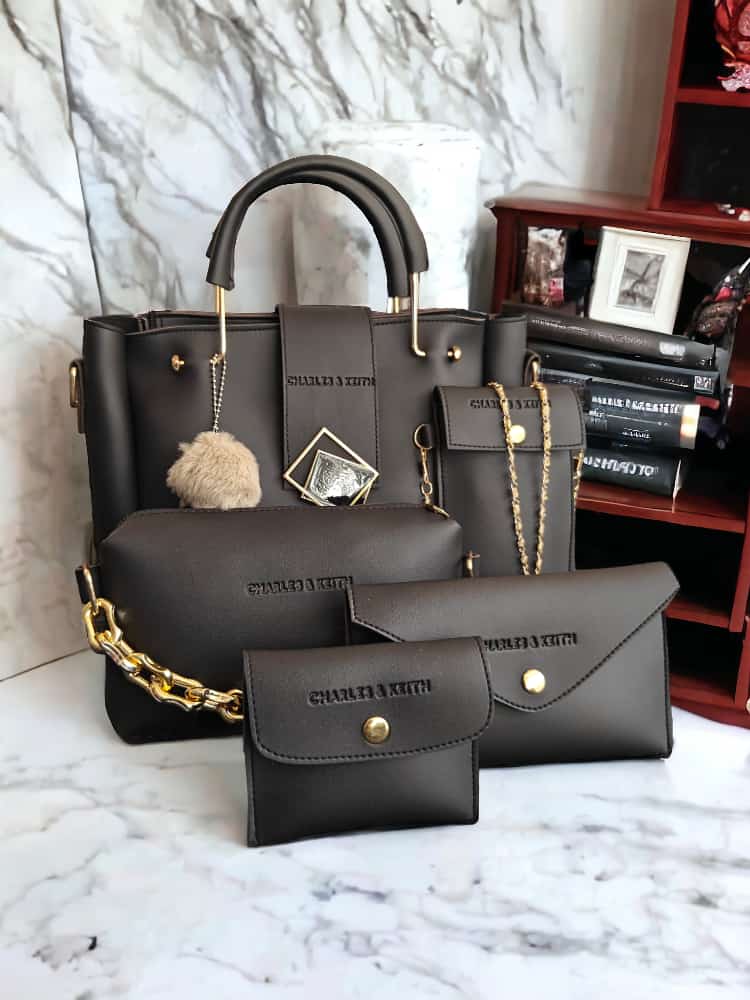 Premium Quality Charles  & Keith 5 Pcs Bag