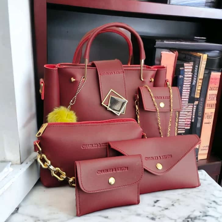 Premium Quality Charles  & Keith 5 Pcs Bag